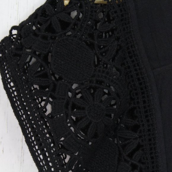 Free People Lace Front Bubble Crop Top - Picture 7 of 11